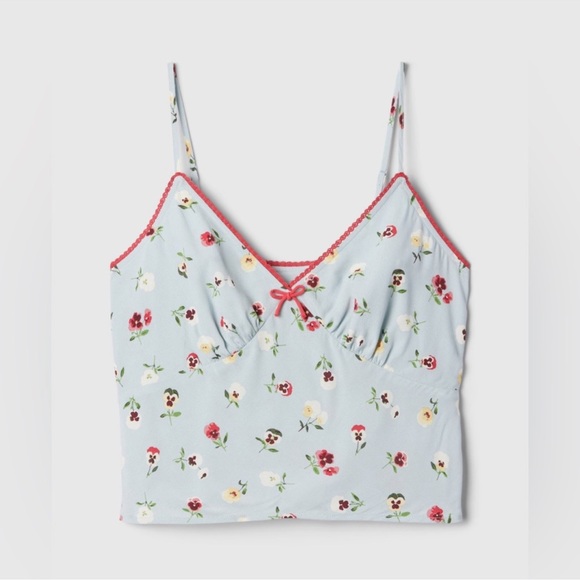 Gap x Doen Floral Print Women's Tank Top - Picture 1 of 4